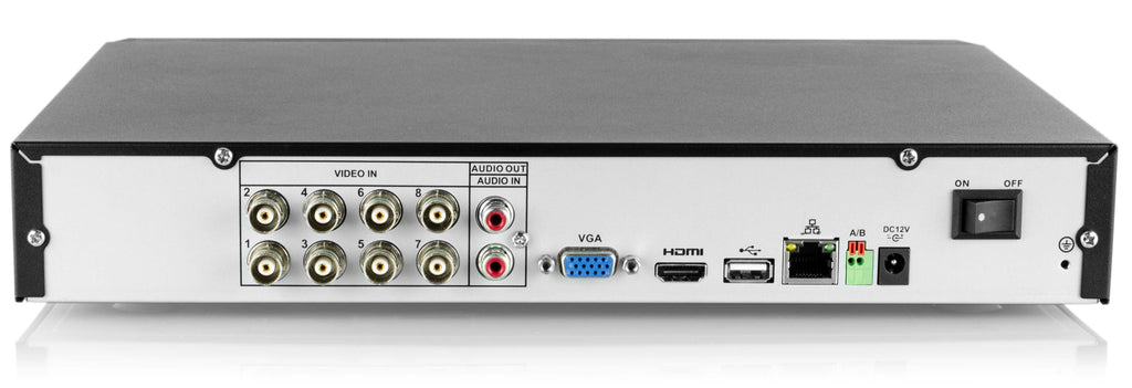 Amcrest ProHD 720P 8CH Video Security DVR Digital Recorder, 8-Channel 720P @ 30fps, HD Analog, Hard Drive & Cameras Not Included, Remote Smartphone Access (AMDV7208)
