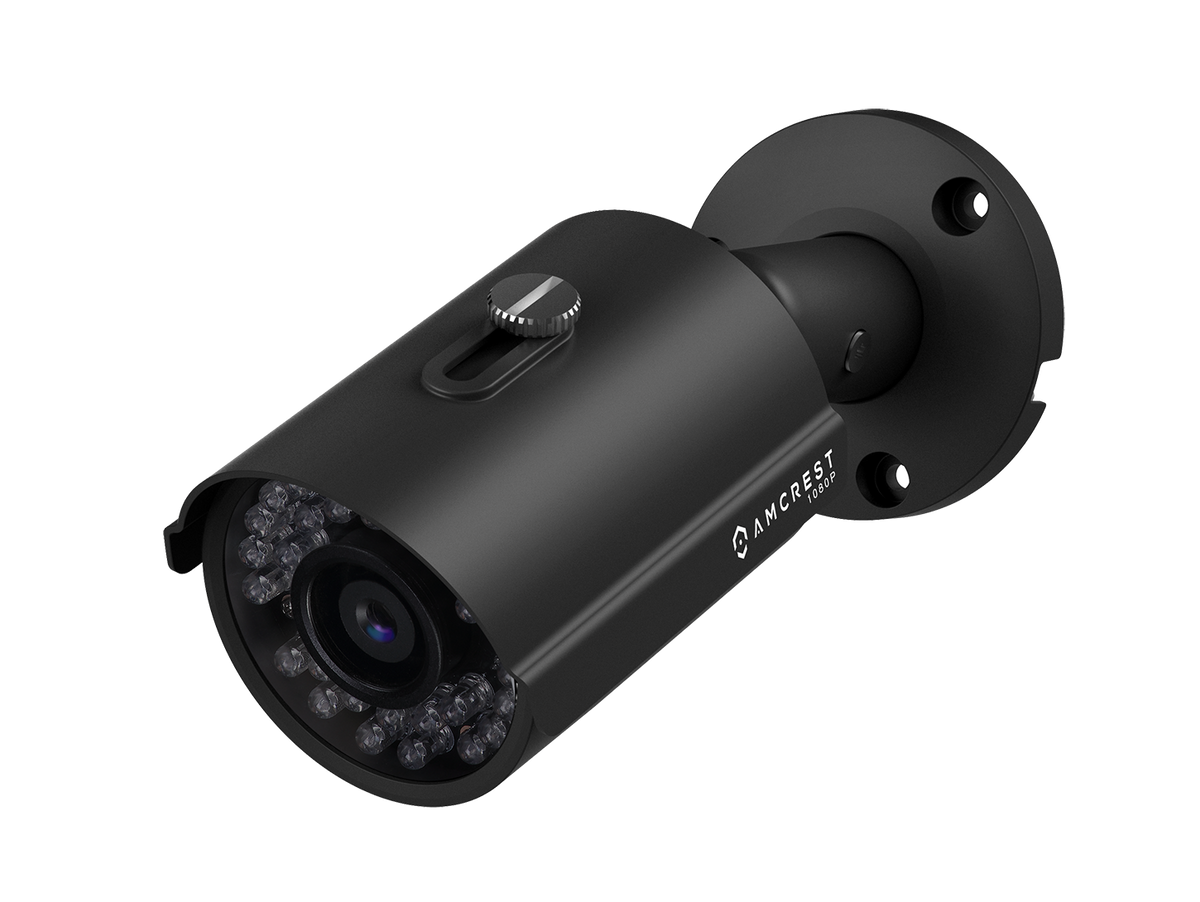 Amcrest ProHD 1080P 8CH Video Security System - Eight 2.1-Megapixel (1920TVL) Outdoor IP67 Bullet Cameras, 2TB HDD, Night Vision, Remote Smartphone Access, Black Mid (AMDV10808M-8B-B)