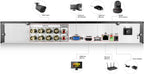 Amcrest ProHD 1080P 8CH Video Security System - Eight 2.1-Megapixel (1920TVL) Outdoor IP67 Bullet Cameras, 2TB HDD, Night Vision, Remote Smartphone Access, Black Mid (AMDV10808M-8B-B)