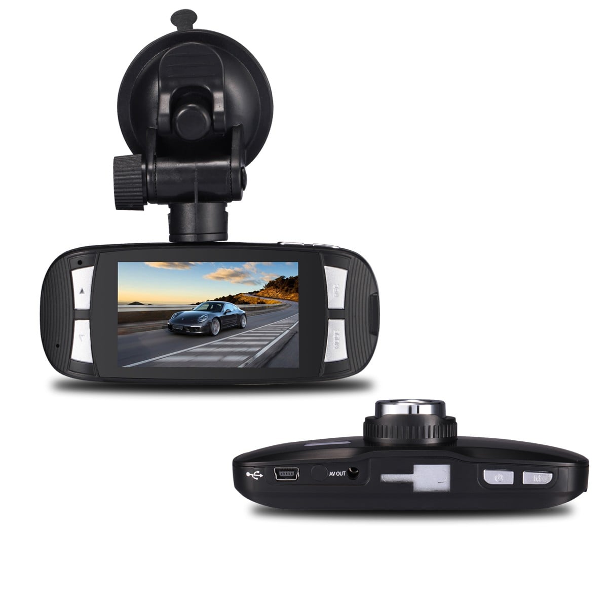 WickedHD G1W 1080P Car Camera & DVR Black Box with Nightvision, Motion Detection, Super Wide 140° Viewing Angle, 1920x1080, H.264, 4X Zoom (Upto 32GB SDHC - Included 8GB SDHC)