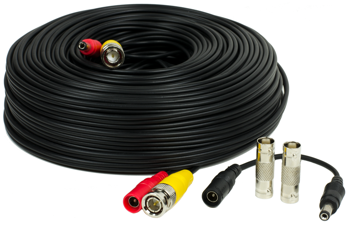 Amcrest Refurb 150ft BNC Cable 2x Female Connectors for HD-CVI Cameras