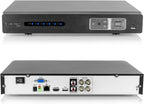 Amcrest ProHD 720P 4CH Video Security System - Four 1.0-Megapixel (1280TVL) Outdoor IP67 Dome 1TB HDD, Night Vision, Remote Smartphone Access, Black Mid (AMDV7204M-4D-B)