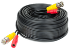 Amcrest 60 Feet Pre-Made All-in-One Siamese BNC Video and Power CCTV Security Camera Cable with Two Female Connectors for 960H & HD-CVI Camera and DVR (SCABLEHD60B)