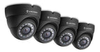 Amcrest Eco-Series 1080P HD Security Cameras, Weatherproof IP66 Dome Cameras, 65ft IR LED Night Vision (4-Pack)