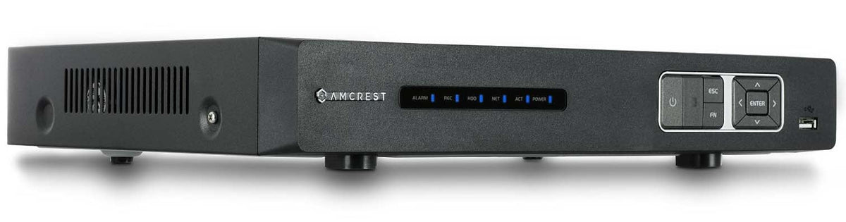 Amcrest ProHD 720P 4CH Video Security DVR Digital Recorder, 4-Channel 720P @ 30fps, HD Analog, Hard Drive & Cameras Not Included, Remote Smartphone Access (AMDV7204)