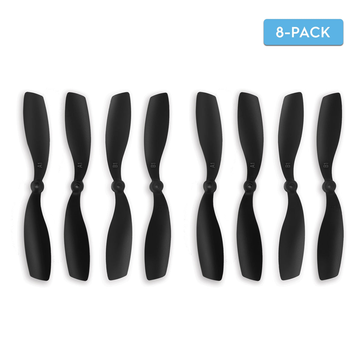 Amcrest 8-Count Propeller Pack for Amcrest Skyview and Skylight Drones/Quadcopters. 8PACK-A4PROPELLERS-PP