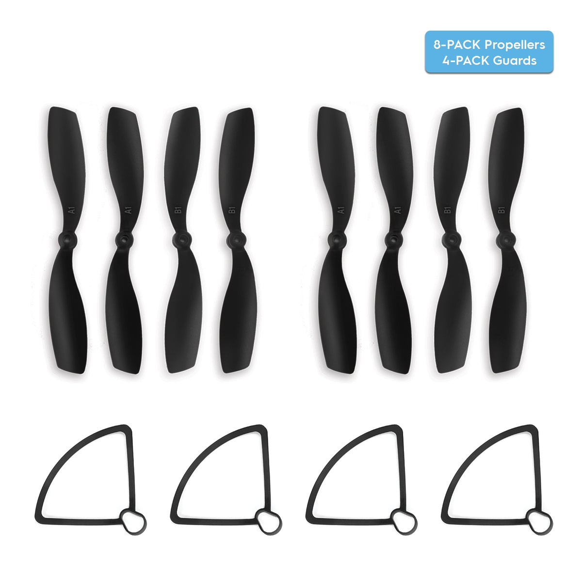 Amcrest Drone Repair Kit, A4PROPELLERS8-A4GUARDS4