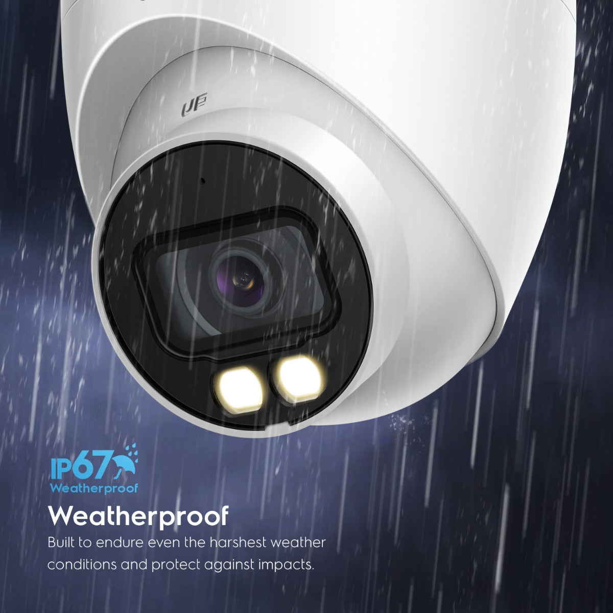 Amcrest 5-Megapixel UltraHD 8 Channel DVR Security Camera System Recorder, (4) x 5-Megapixel IP67 Weatherproof Turret Analog Cameras, Pre-Installed 2TB Hard Drive, AMDV5M8-4TN-W-2TB
