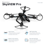 Amcrest A6-B Skyview Pro RC WiFi Drone with Camera HD FPV Quadcopter Video Drone with Camera for Adults, 2.4ghz WiFi Helicopter w/Remote Control, Stunt Flip, Headless Mode, Smartphone (Black)