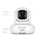 Amcrest Add-on Camera Unit for Amcrest AC-2, Video Baby Monitor Camera, Two-Way Audio, Pan/Tilt/Zoom, Temperature Sensor, Night Vision, (AC-2-C)