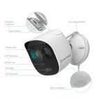 Amcrest SmartHome 2-Megapixel Deterrent Outdoor Security Camera ADC2W