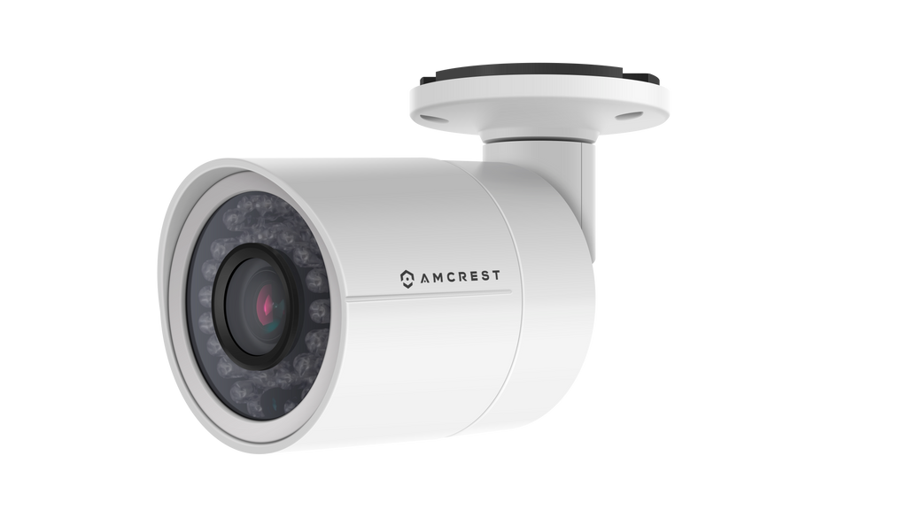 Amcrest Full HD 1080P 1920TVL Bullet Outdoor Security Camera (Quadbrid 4-in1 HD-CVI/TVI/AHD/Analog), 2MP 1920x1080, 98ft Night Vision, Metal Housing, 6mm Lens, 55° Viewing Angle, White (AF-2MBC-6W)