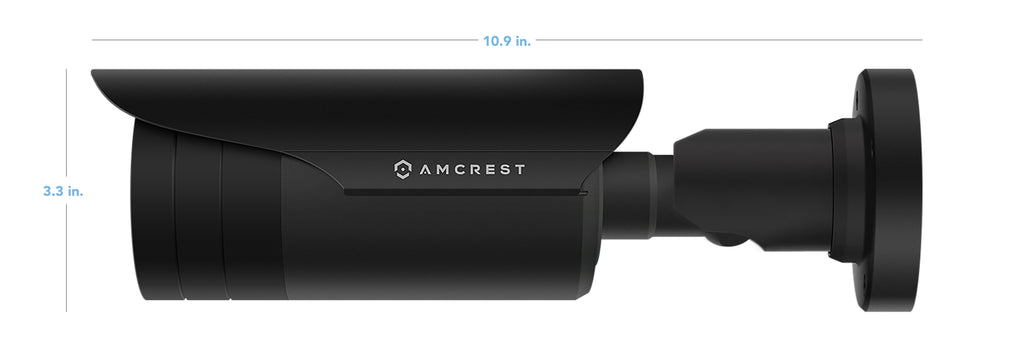 Amcrest 4xOptical Zoom HD 1080P 1920TVL Bullet Outdoor Security Camera(Quadbrid 4-in-1 HD-CVI/TVI/AHD/Analog), 2MP 1920x1080, 164ft NightVision, Motorized Varifocal Lens 40°-90°, Black (AF-2MBC-VARIB)