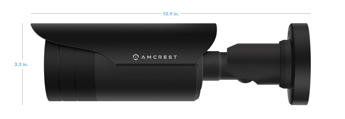 Amcrest 4xOptical Zoom HD 1080P 1920TVL Bullet Outdoor Security Camera(Quadbrid 4-in-1 HD-CVI/TVI/AHD/Analog), 2MP 1920x1080, 164ft NightVision, Motorized Varifocal Lens 40°-90°, Black (AF-2MBC-VARIB)