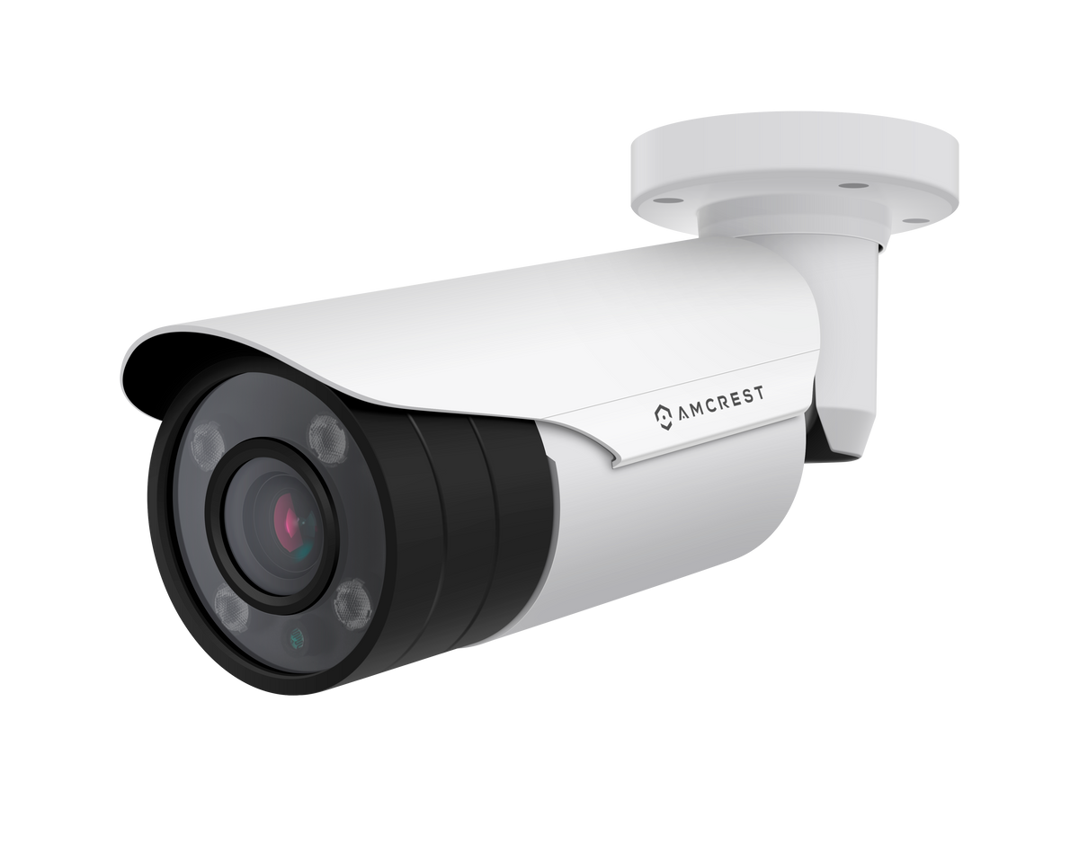 Amcrest 4xOptical Zoom HD 1080P 1920TVL Bullet Outdoor Security Camera(Quadbrid 4-in-1 HD-CVI/TVI/AHD/Analog), 2MP 1920x1080, 164ft NightVision, Motorized Varifocal Lens 40°-90°, White (AF-2MBC-VARIW)