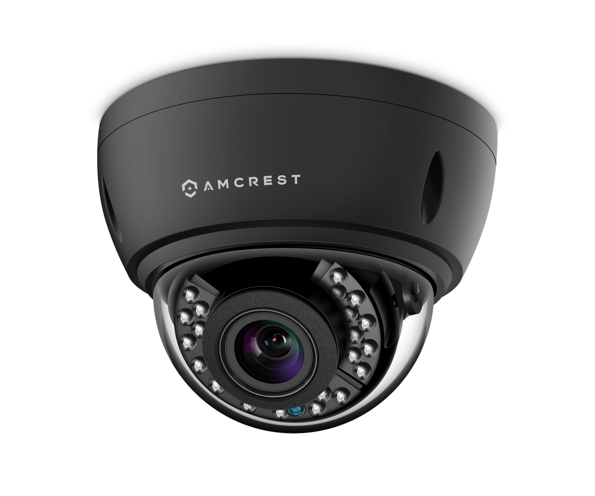 Amcrest 4x Optical Zoom HD 1080P 1920TVL Dome Outdoor Security Camera (Quadbrid 4-in-1 HD-CVI/TVI/AHD/Analog), 2MP 1920x1080, 65ft Night Vision, Motorized Varifocal Lens 40°-90°, Black (AF-2MVD-VARIB)