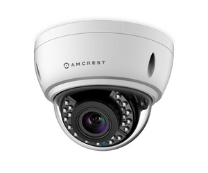 Amcrest 4x Optical Zoom HD 1080P 1920TVL Dome Outdoor Security Camera (Quadbrid 4-in-1 HD-CVI/TVI/AHD/Analog), 2MP 1920x1080, 65ft Night Vision, Motorized Varifocal Lens 40°-90°, White (AF-2MVD-VARIW)