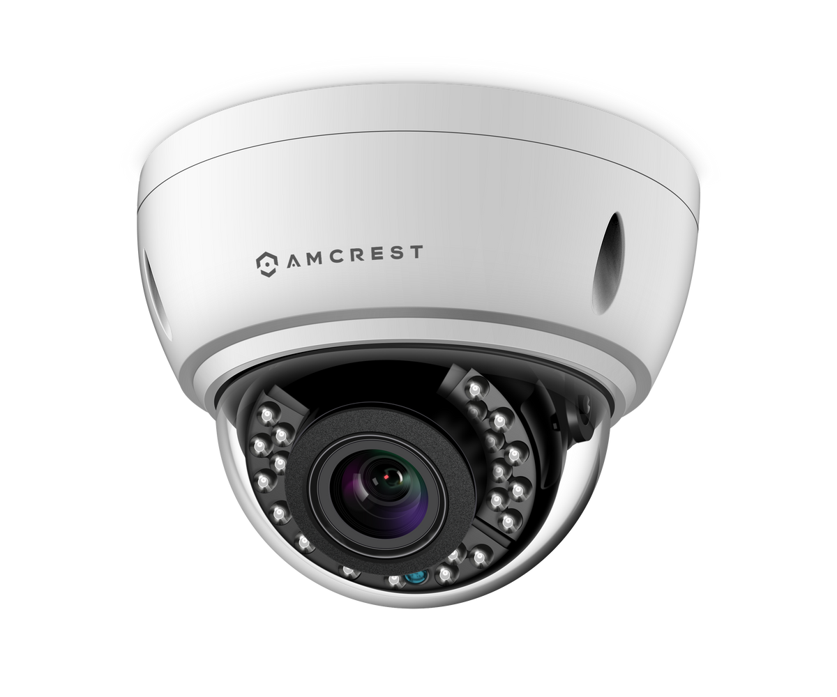 Amcrest 4x Optical Zoom HD 1080P 1920TVL Dome Outdoor Security Camera (Quadbrid 4-in-1 HD-CVI/TVI/AHD/Analog), 2MP 1920x1080, 65ft Night Vision, Motorized Varifocal Lens 40°-90°, White (AF-2MVD-VARIW)