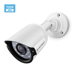 Amcrest HD Series 720P Bullet Outdoor Security Camera (Quadbrid 4-in1 HD-CVI/TVI/AHD/Analog), 1MP 1280x720P, 82ft Night Vision, Metal Housing, 3.6mm Lens 60° Viewing Angle, White (AF-720BC36-W)