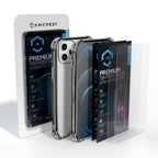 Amcrest iPhone 12 Pro Case w/ 2x Tempered Glass AIC-12P-SP2-BLACK