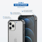 Amcrest Compatible Case for iPhone 12 Pro Max Screen Protectors Black