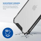 Amcrest iPhone 12 Pro Case w/ 2x Tempered Glass AIC-12P-SP2-BLACK