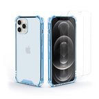 Amcrest Case for iPhone 12 Pro Max Case 2x Tempered Glass Clear