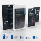 Amcrest Case for iPhone 12 Pro Max 2x Tempered Glass Protector Clear