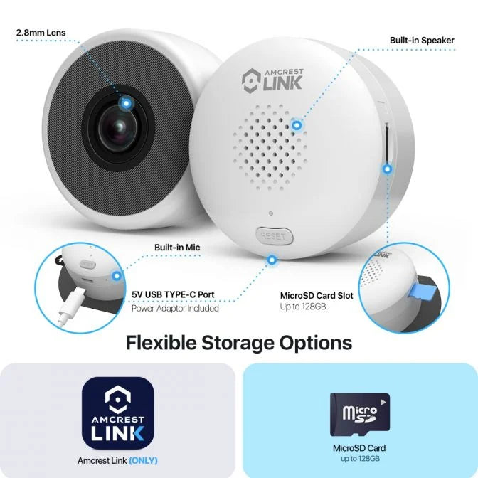 Amcrest Link 3MP 2K Window Camera