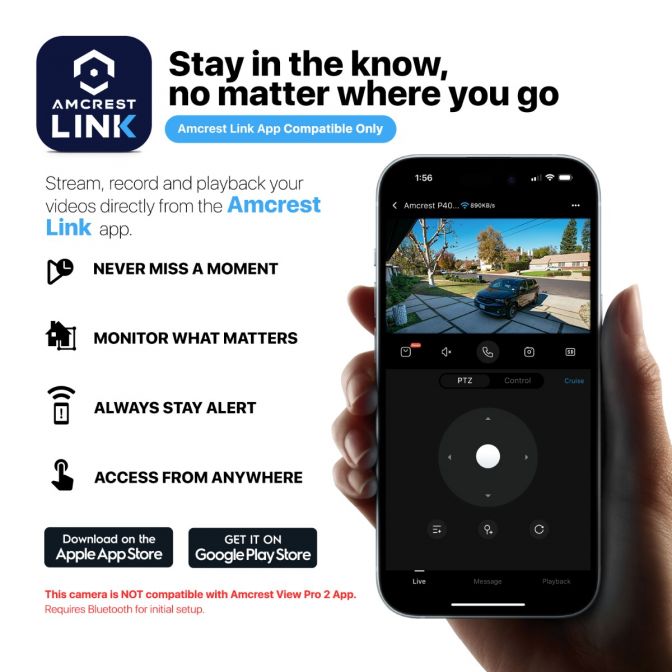 Amcrest Link 3MP 2K Window Camera