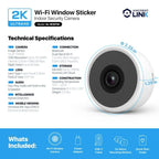 Amcrest Link 3MP 2K Window Camera