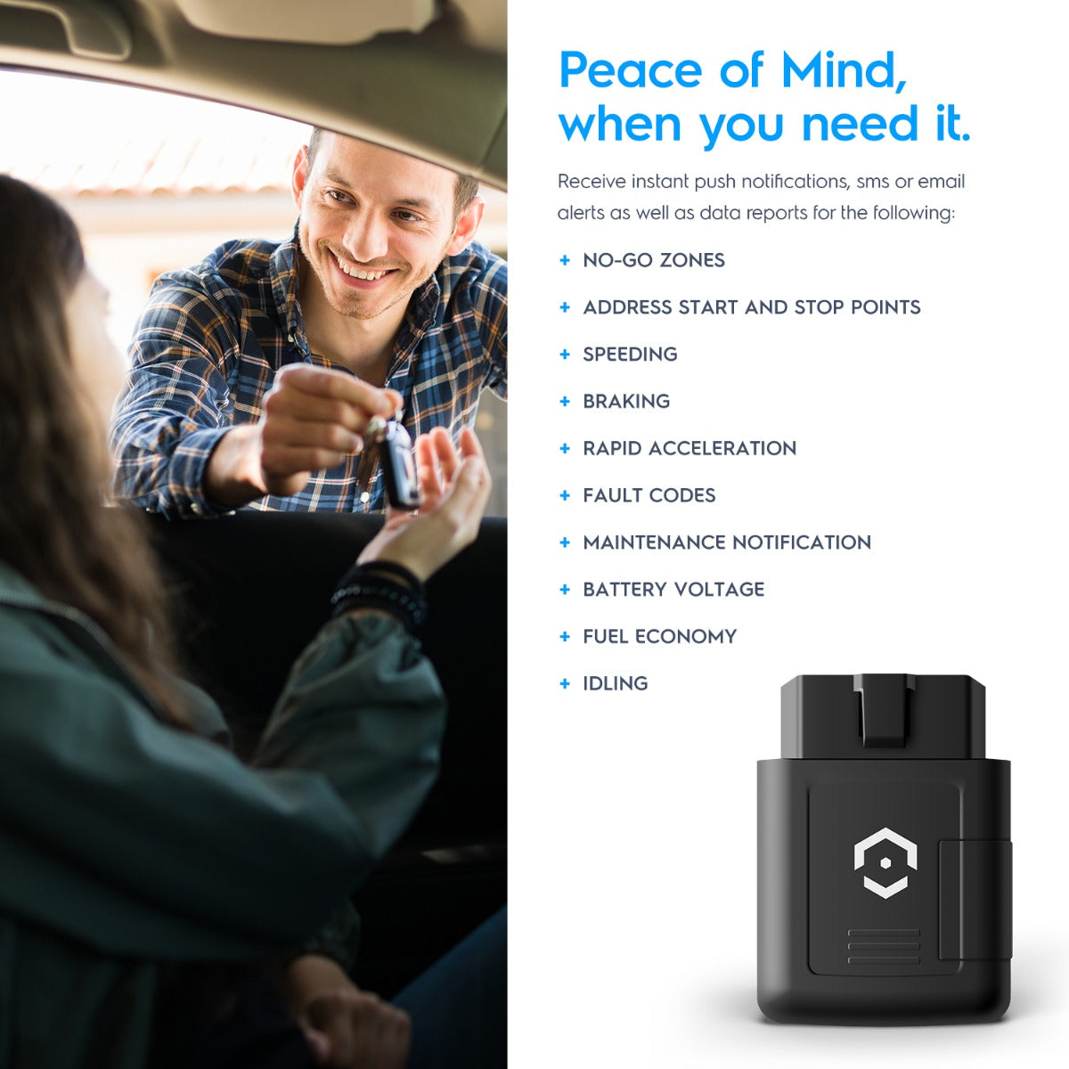 Amcrest GPS Tracker Vehicles No Contracts Easy Plug & Play AM-GV500