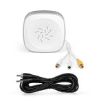 Amcrest Hi-Fi Audio Microphone for IP Security Cameras, CCTV Surveillance RCA Microphone for DVR's w/High Fidelity Pickups for Audio Recording, 10 ft RCA Cable, AM-HAP200-10FTRCACABLE