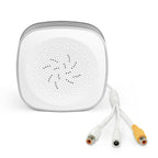 Amcrest Hi-Fi Audio Microphone for IP Security Cameras, CCTV Surveillance RCA Microphone for DVR's with High Fidelity Pickups for Audio Recording, AM-HAP200 (Male Connector Required, Sold Separately)
