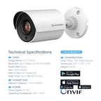 Amcrest ProHD 2-Megapixel 4CH Video Security System with Four 2.0 MP (1920TVL) Outdoor IP67 Bullet Cameras, 98ft Night Vision, Pre-Installed 1TB Hard Drive, (AMDV20M4-4B-W)