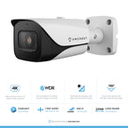 Amcrest 4K Bullet Analog Security Camera Built in Mic Wht AMC4KBC36-W
