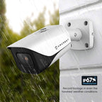 Amcrest 4K Bullet Analog Security Camera Built in Mic Wht AMC4KBC36-W