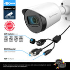 Amcrest 4K Analog Bullet Security Camera Built-in Mic (AMC4KBC28-W-V3)