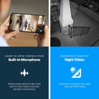 Amcrest 4K Analog Bullet Security Camera Built-in Mic (AMC4KBC28-W-V3)