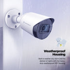 Amcrest 4K Analog Bullet Security Camera Built-in Mic (AMC4KBC28-W-V3)