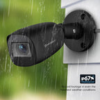 Amcrest 4MP Analog Bullet Security Camera Black AMC4MBC28-B-V2