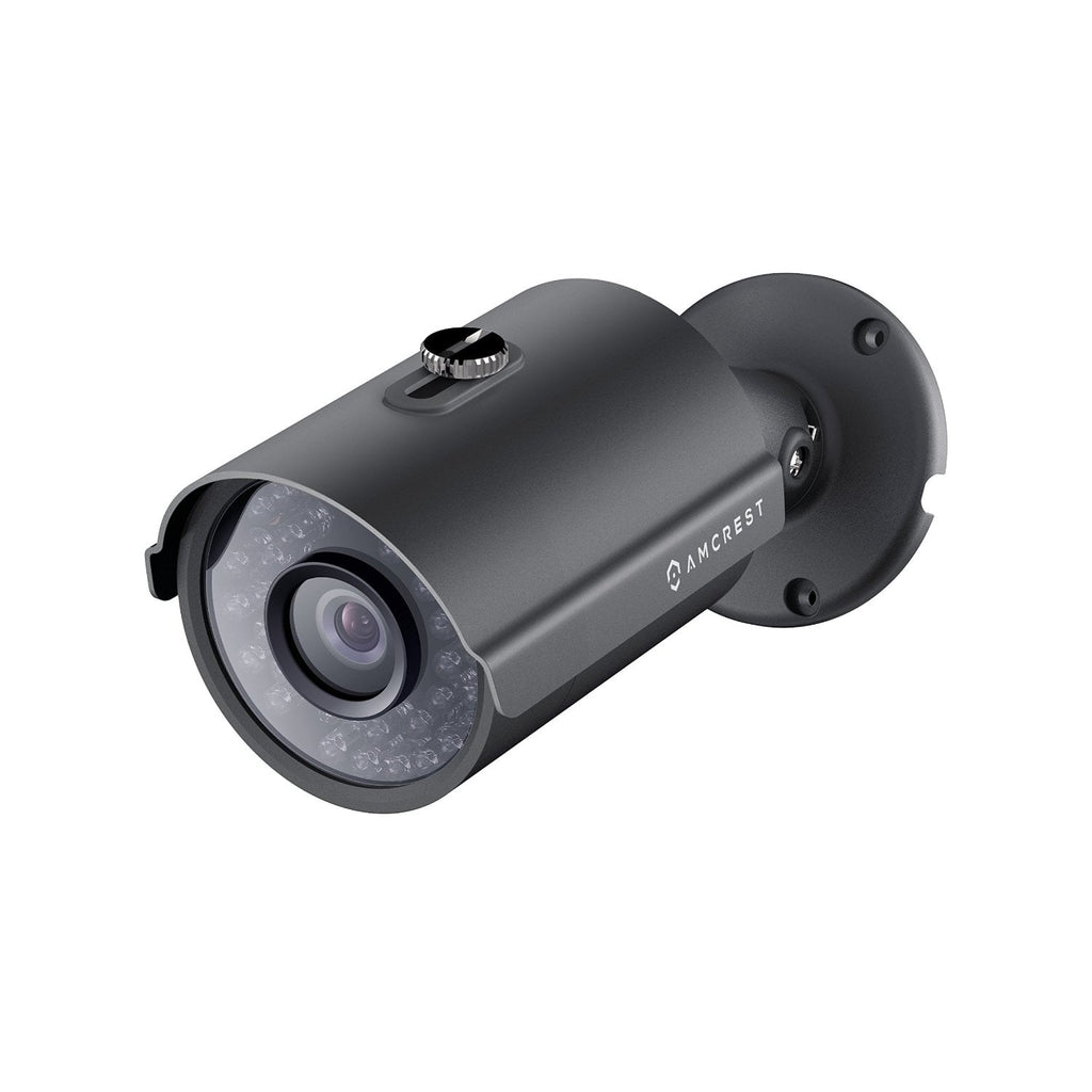 Amcrest HDCVI 720P 1280 TVL Bullet Weatherproof IP66 Camera with 20 LEDs for Night Vision, Long Distance Range up to 1640ft, 1 Year Warranty, and More (Black) - Power supply and coaxial video cable are NOT INCLUDED