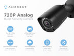 Amcrest HD 1080P-Lite 8CH Security Camera System 8x Analog Cameras