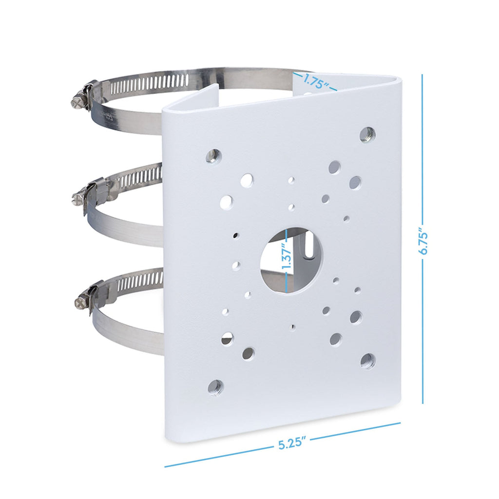 Amcrest AMCPFA150 Pole Mount Bracket, Compatible with AMCPFA134, AMCPFA136, AMCPFA13A, AMCPFA120, IP2M-850E, IP2M-853EW, IP2M-858W, & IP4M-1053EW