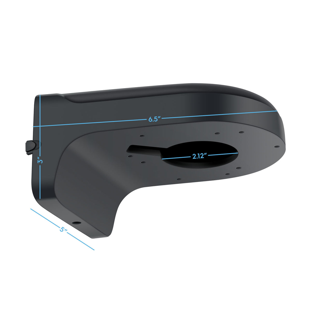 Amcrest Wall Mount Bracket for Dome Cameras Black AMCPFB203W-B