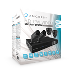 Amcrest 720P HDCVI 4CH 1TB DVR Security Camera System w/ 2 x 1MP Bullet Cameras & 2 x 1MP Dome Cameras
