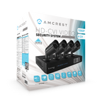 Amcrest ProHD 1080P 4CH Video Security System - Four 2.1-Megapixel (1920TVL) Outdoor IP67 Bullet Cameras, 2TB HDD, Night Vision, Remote Smartphone Access, Black Mid (AMDV10804-4B-B)