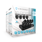 Amcrest ProHD 1080P 8CH Video Security System - Eight 2.1-Megapixel (1920TVL) Outdoor IP67 Bullet & Dome Cameras, 2TB HDD, Night Vision, Remote Smartphone Access, Black Mid (AMDV10808M-4B4D-B)