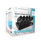 Amcrest ProHD 1080P 8CH Video Security System - Eight 2.1-Megapixel (1920TVL) Outdoor IP67 Bullet Cameras, 2TB HDD, Night Vision, Remote Smartphone Access, Black Mid (AMDV10808M-8B-B)