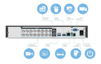 Amcrest UltraHD 4MP 16CH Video Security DVR Digital Recorder, 8-Channel 4 Megapixel @ 15fps, HD Analog, Hard Drive & Cameras NOT Included, Remote Smartphone Access (AMDV4M16)